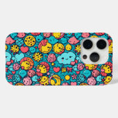 Abstract geometrisch patroon 33 - Iphone Hoesje (Achterkant (horizontaal))