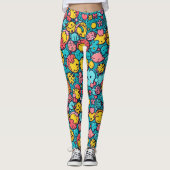 Abstract geometrisch patroon 33 - Leggings (Voorkant)