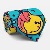 Abstract geometrisch patroon 33 - Mannen Stropdas (Opgerold)