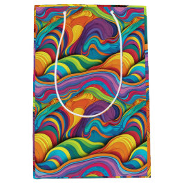 Abstract geometrisch patroon 34 - Gift Bag Medium Cadeauzakje