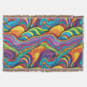 Abstract geometrisch patroon 34 - Gooi Deken (Voorkant)