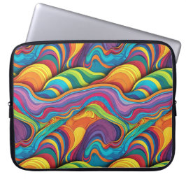 Abstract geometrisch patroon 34 - Laptophoes Laptop Sleeve