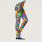 Abstract geometrisch patroon 34 - Leggings (Rechts)