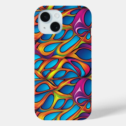 Abstract geometrisch patroon 35 - Iphone Hoesje (Achterkant)