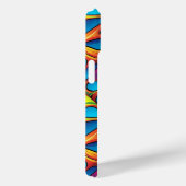 Abstract geometrisch patroon 35 - Iphone Hoesje (Achterkant / Rechts)