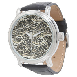 Abstract geometrisch patroon 36 - Mannen Watch Horloge