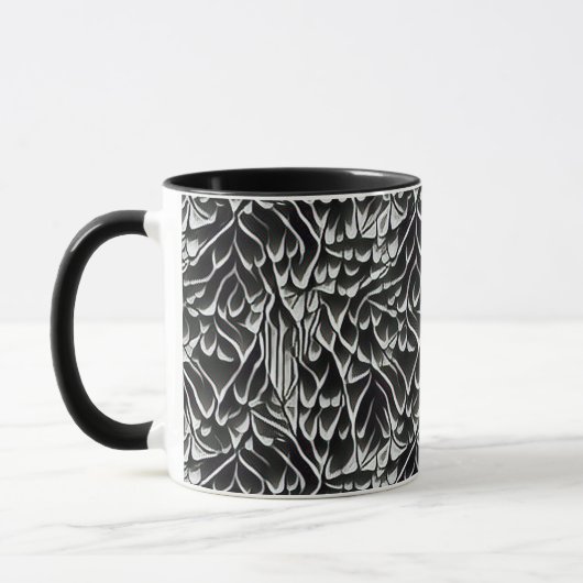 Abstract geometrisch patroon 38 - Koffie Mok (Links)