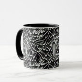 Abstract geometrisch patroon 38 - Koffie Mok (Voorkant links)