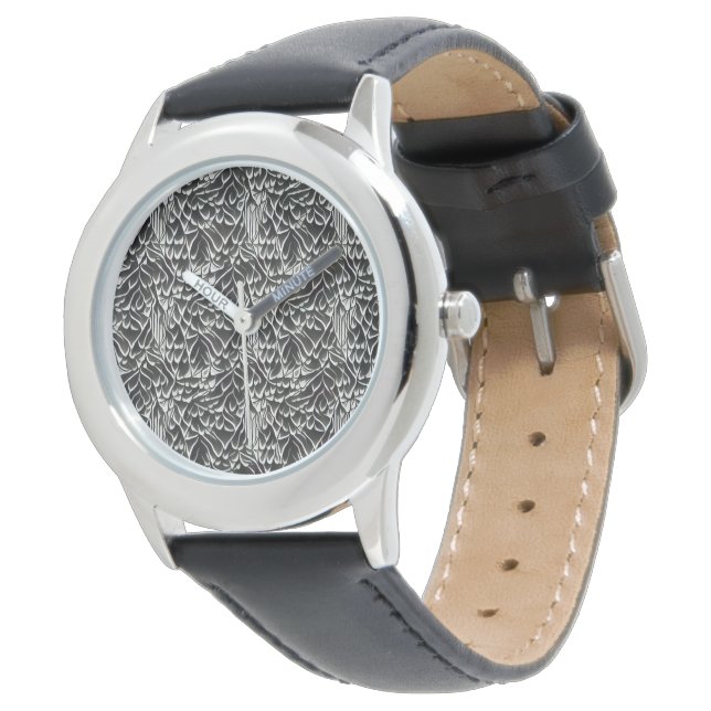 Abstract geometrisch patroon 38 - Mannen Watch Horloge (Gekanteld)