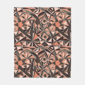 Abstract geometrisch patroon 39 - Fleece Deken (Voorkant)