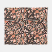 Abstract geometrisch patroon 39 - Fleece Deken (Voorkant (Horizontaal))