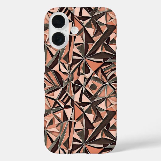 Abstract geometrisch patroon 39 - iPhone Case (Achterkant)