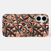 Abstract geometrisch patroon 39 - iPhone Case (Achterkant (horizontaal))