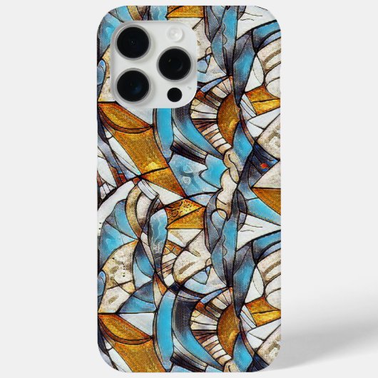Abstract geometrisch patroon 40 - iPhone Case (Achterkant)