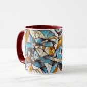 Abstract geometrisch patroon 40 - Koffie Mok (Voorkant links)