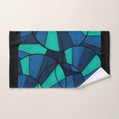 Abstract geometrisch patroon bad handdoek (Handdoek)