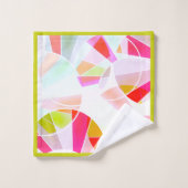 Abstract geometrisch patroon bad handdoek (Wasdoekje)