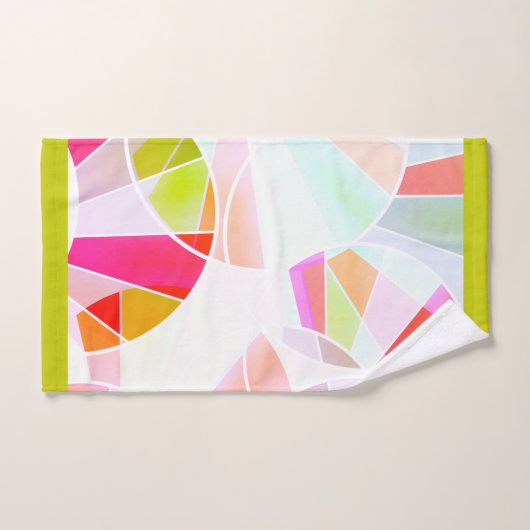 Abstract geometrisch patroon bad handdoek (Handdoek)
