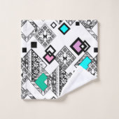 Abstract geometrisch patroon bad handdoek (Wasdoekje)