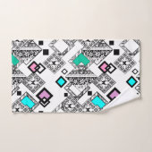 Abstract geometrisch patroon bad handdoek (Handdoek)