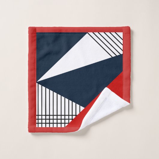 Abstract geometrisch patroon bad handdoek (Wasdoekje)