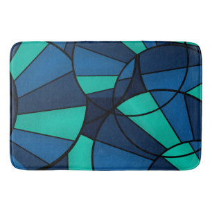 Abstract geometrisch patroon badmat