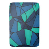 Abstract geometrisch patroon badmat (Voorkant Verticaal)