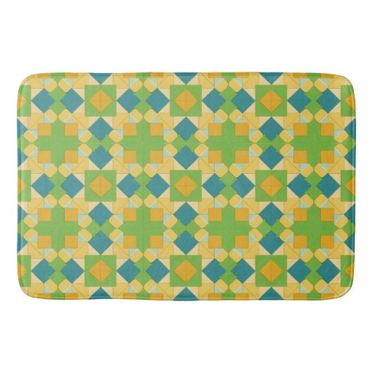 Abstract geometrisch patroon badmat (Voorkant)