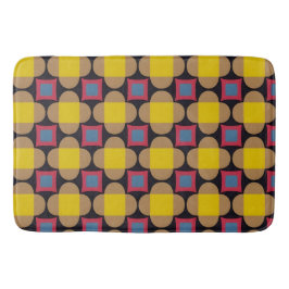 Abstract geometrisch patroon badmat