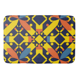 Abstract geometrisch patroon badmat
