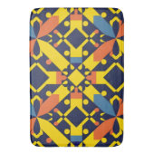 Abstract geometrisch patroon badmat (Voorkant Verticaal)