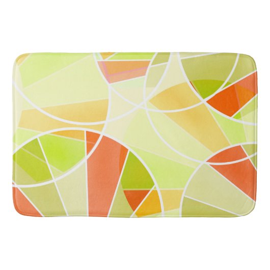 Abstract geometrisch patroon badmat (Voorkant)