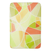 Abstract geometrisch patroon badmat (Voorkant Verticaal)