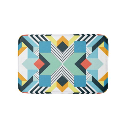 Abstract geometrisch patroon. badmat (Voorkant)
