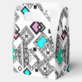 Abstract geometrisch patroon bedankdoosjes (Geopend)