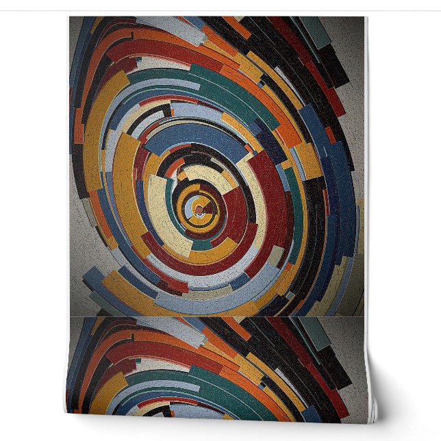 Abstract Geometrisch Patroon Behang  (Afrollen)