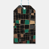 Abstract geometrisch patroon cadeaulabel (Voorkant)