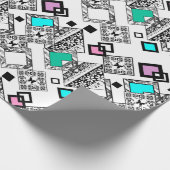 Abstract geometrisch patroon cadeaupapier (Hoek)