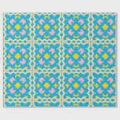 Abstract Geometrisch Patroon Cadeaupapier (Vlak)