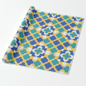 Abstract Geometrisch Patroon Cadeaupapier (Uitgerold)