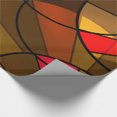 Abstract geometrisch patroon cadeaupapier (Hoek)