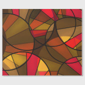 Abstract geometrisch patroon cadeaupapier (Vlak)