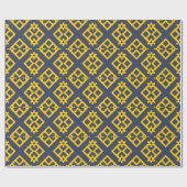Abstract geometrisch patroon cadeaupapier (Vlak)