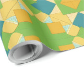 Abstract geometrisch patroon cadeaupapier (Rol Hoek)