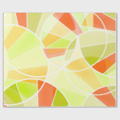 Abstract geometrisch patroon cadeaupapier (Vlak)