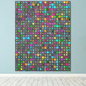 Abstract geometrisch patroon canvas afdruk (Insitu (Houten vloer))