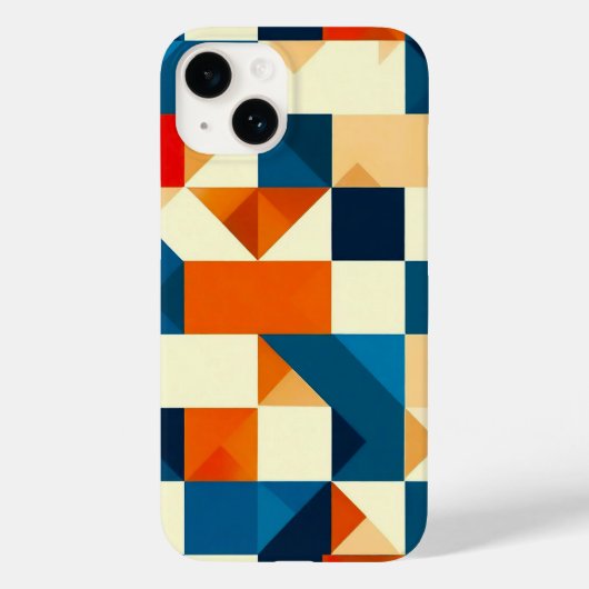 Abstract Geometrisch Patroon Case-Mate iPhone Case (Achterkant)