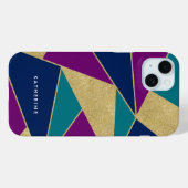 Abstract geometrisch patroon Case-Mate iPhone case (Achterkant (horizontaal))