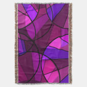 Abstract geometrisch patroon deken (Voorkant Verticaal)