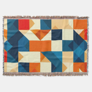 Abstract Geometrisch Patroon Deken